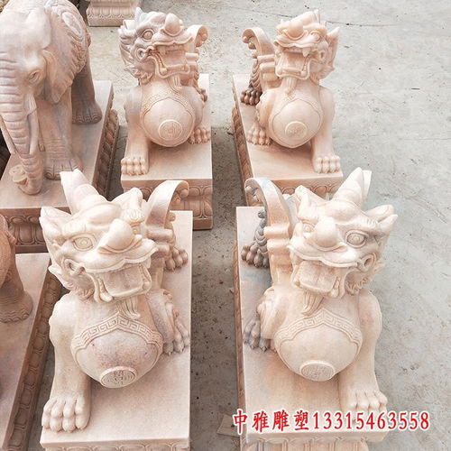 石雕青石貔貅 攀枝花石头貔貅雕塑加工厂的专业工艺与艺术价值